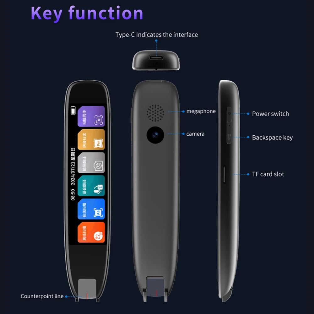 TraduPen – Smart Translation Pen | Instant Scan, Read &amp; Translate 